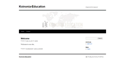 Desktop Screenshot of koinonia-education.com